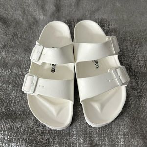 Birkenstock Arizona Eva Rubber Sandals White Size 40N